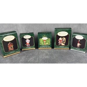 Hallmark Ornament Collector's Club Lot‎ Of 5 1997-2000 With Boxes